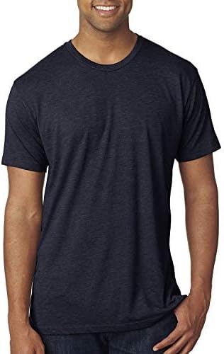 ברמה הבאה 6010 Triblend Crew Tee Vintage Navy XX-LAGE