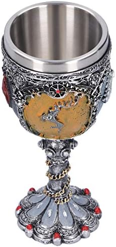 גביע יין נירוסטה הייטיגן, כוסות יין גביע גביע גותי מימי הביניים 7 עוז