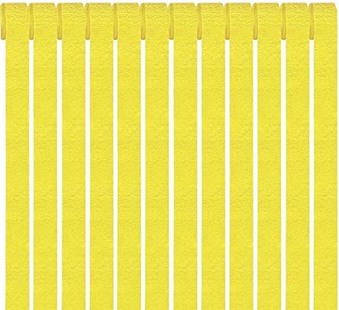 זרמי נייר קרפ צהובים בהרחבה של 1.8 אינץ