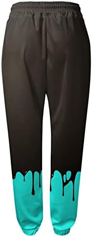 עסקי מכנסי קז ' ואל לנשים נשים מכנסי טרנינג בבאגי כותנה מקרית רצים גבוהה מותן נשים גבוהה מותן