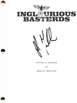 מייקל פאסבנדר חתם על חתימה חתימה תסריט סרטים מלא תסריט סרטים - בבימויו של קוונטין טרנטינו, בכיכובו של