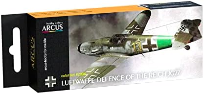 Arcus 2004 צבעי אמייל קבעו את Luftwaffe הגנה על צבעי הרייך JG27 בסט