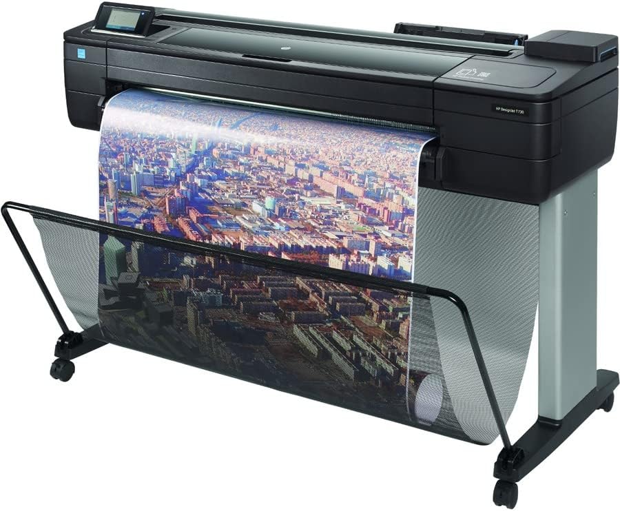 HP Designjet T730 דיו מדפסת בפורמט גדול - 35.98 רוחב הדפסה - צבע