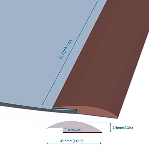 רצועת שטיח וקצוות רצפה 14ft ורצועת רצועת סף 14ft רצועת רצפה שטוחה