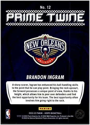 Brandon Ingram 2022-23 Panini NBA Hoops Prime Trip