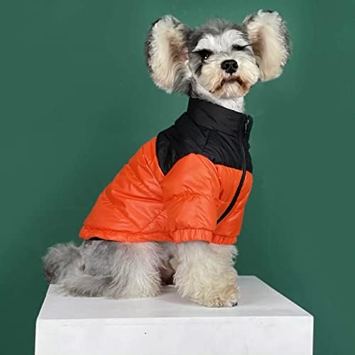 מעיל מעיל חורף כלב ז'קט למטה לכלבים בינוניים קטנים מעבה מעיל כלב מעיל רוח גור בגדי חורף למזג אוויר קר