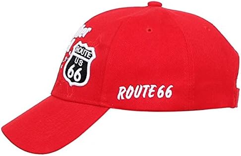 מא קרואה ארהב כביש 66 קליפורניה כביש נהג משאית כובע עם מתכוונן סקוטש רצועת חזרה כובע