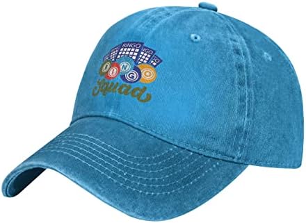 נשים בייסבול כובע בינגו אוהבי שחקנים כובעים מצחיקים לנשים מגניבות כובע בינגו סגל רטרו רטרו