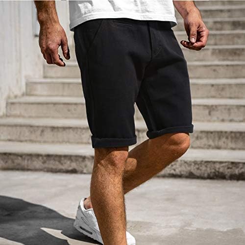 מכנסיים קצרים של גברים קצרים קיץ כושר מזדמן פיתוח גוף בכיסים מוצקים מכנסי מכנסי ספורט מכנסיים מזדמנים