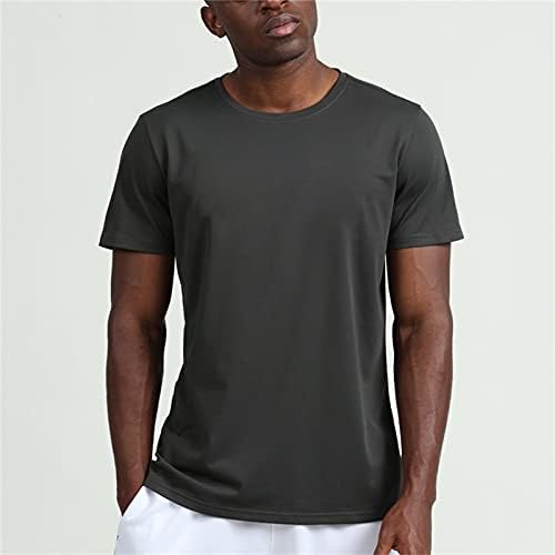 חולצת טריקו של שרוול קצר של גברים מפעילים חולצות אימון ספורט פנאי ספורט חולצות טריקו לטיולי דיג ריצה