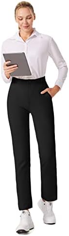 מכנסי גולף לנשים של ג'ק סמית 'נמתחים מכנסיים מזדמנים של עסקים קלים עם כיסים