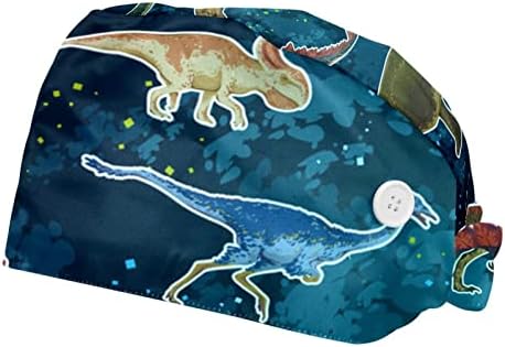 2 חבילות גלקסי דינוזאור עבודה כובע יוניסקס לשפשף כובע