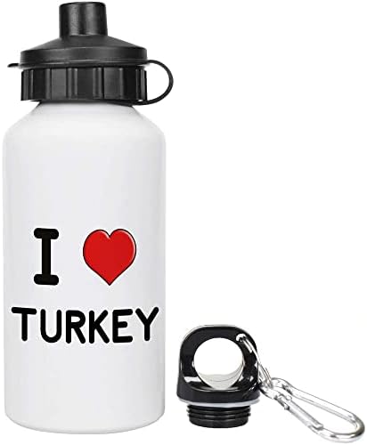 Azeeda 400ml 'אני אוהב טורקיה' ילדים לשימוש חוזר בקבוק מים / שתייה