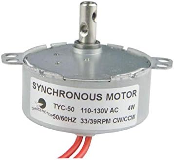 Chancs Synchron מנוע סינכרון TYC-50 110V 33-39RPM מנוע מגנט קבוע מנוע מגנט מנוע