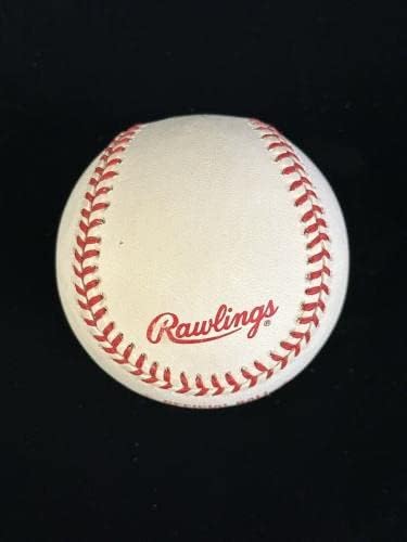ג'ף נלסון 43 NY Yankees חתום רשמי 1996 בייסבול סדרה עולמית עם הולוגרמה - כדורי בייסבול חתימה